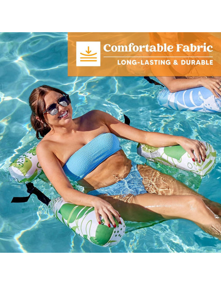 Sillas Flotantes Sloosh 2 Paquetes Ajustables Verano