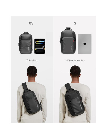 Mochila Sling tomtoc T24 para MacBook 13-14" y iPad 11" Mochila Sling tomtoc T24 para MacBook 13-14" y iPad 11"
