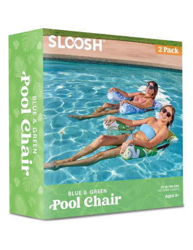 Sillas Flotantes Sloosh 2 Paquetes Ajustables Verano