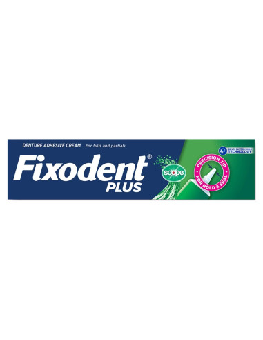 Crema Adhesiva para Dentaduras Fixodent Sabor Scope 5x60g