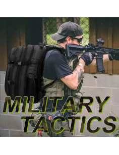 Mochila Táctica COSCOOA 45L Impermeable para Senderismo 2