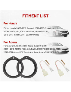 Adaptador de Altavoz RED WOLF + Arnés para Honda y Acura 2