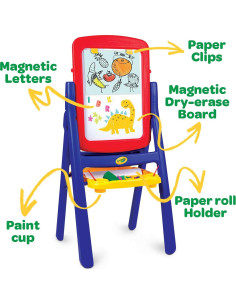 Caballete Crayola Qwikflip 2 Lados con Pizarra y Accesorios 2