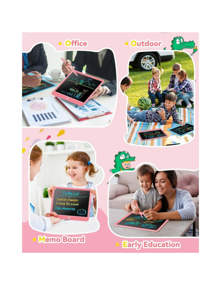 KOKODI Tableta de Escritura LCD 30.5 cm Rosa para Niños