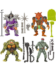 Set de Villanos Tortugas Ninja Playmates 1990 - Super Shredder y más 2