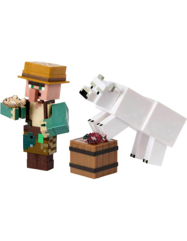 Figuras de Acción Minecraft Mattel Set de 2 - 8.26 cm