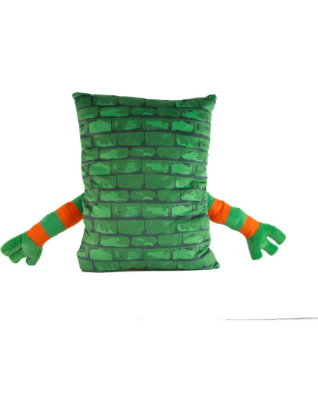 Almohada 3D Michelangelo Tortugas Ninja Jay Franco 38 cm