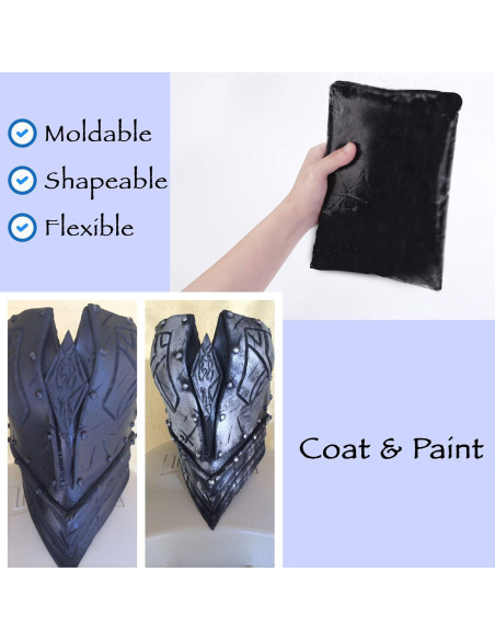 Arcilla de Espuma Moldeable CALPALMY 300g Negra para Cosplay