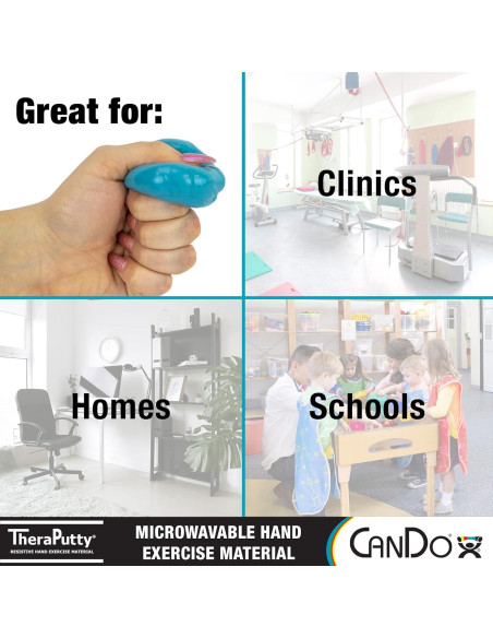 CanDo TheraPutty Masilla Calentable para Manos Firme 85 g