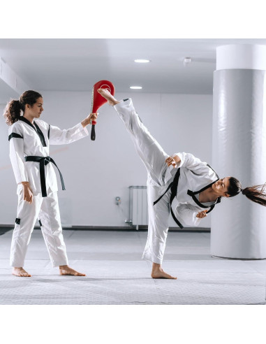 Pads de Patada Juvale para Taekwondo - 2 Piezas Rojas