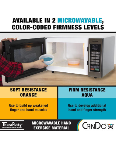 CanDo TheraPutty Masilla Calentable para Manos Firme 85 g