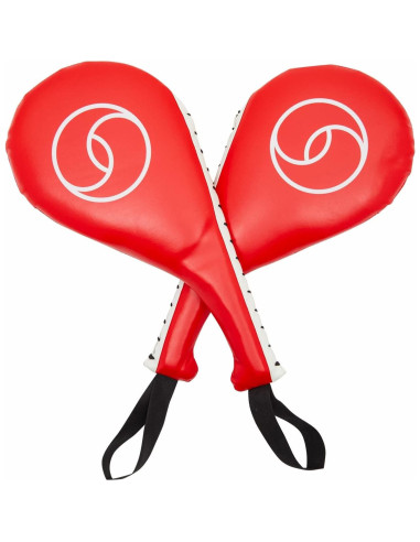 Pads de Patada Juvale para Taekwondo - 2 Piezas Rojas