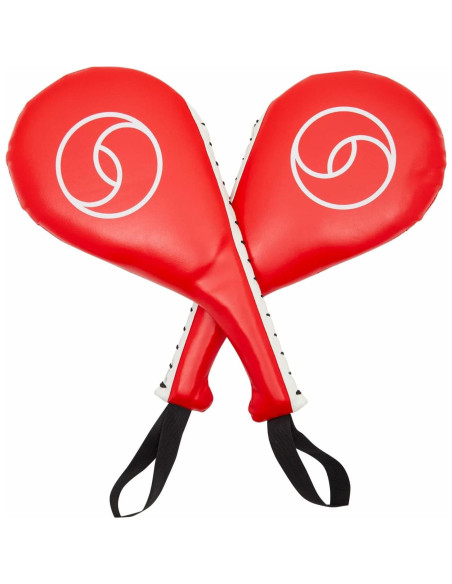 Pads de Patada Juvale para Taekwondo - 2 Piezas Rojas