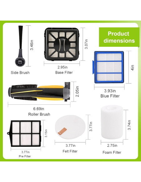 Kit de Repuestos para Aspiradora Robot Shark AV911S