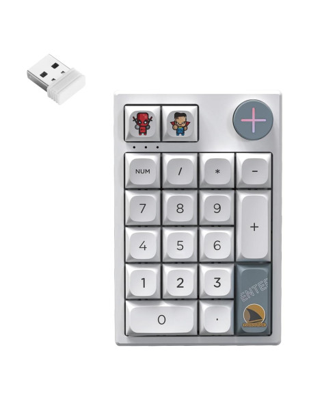 Teclado Numérico Mecánico Inalámbrico Darmoshark K3 Pro RGB