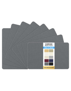 Parche de Reparación KING MOUNTAIN 12.7x20.3 cm 8 Pcs Gris