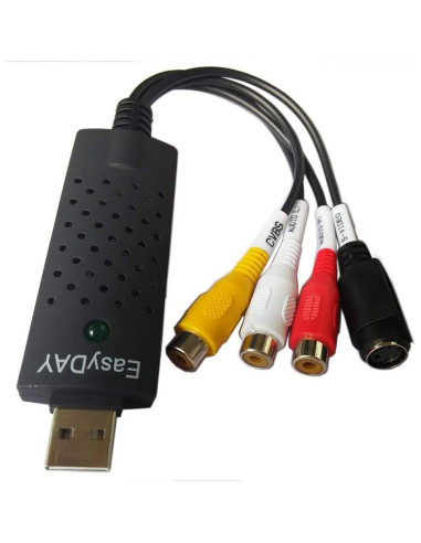 Easyday EasyCap DC60 - Adaptador USB 2.0 Captura Video y Audio
