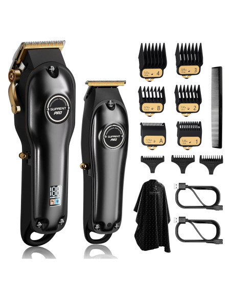 Cortadora de Cabello SUPRENT Pro Inalámbrica con Pantalla LED