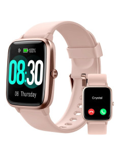 Reloj Inteligente GRV Rosa IP68 Fitness y Llamadas
