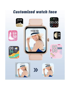 Reloj Inteligente GRV Rosa IP68 Fitness y Llamadas 2