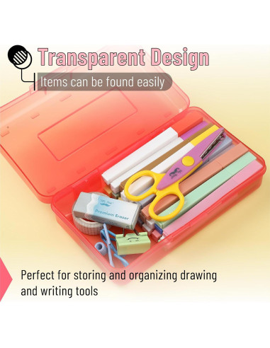 Cajas de Lápiz Mr. Pen - Paquete de 3, Colores Variados