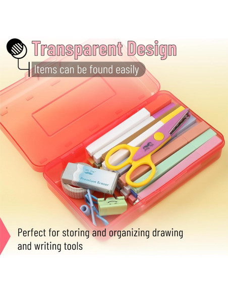 Cajas de Lápiz Mr. Pen - Paquete de 3, Colores Variados