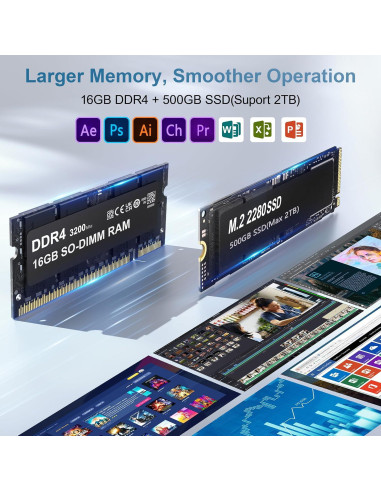 Beelink Mini PC S12 Pro Intel N100 16GB 500GB 4K HDMI