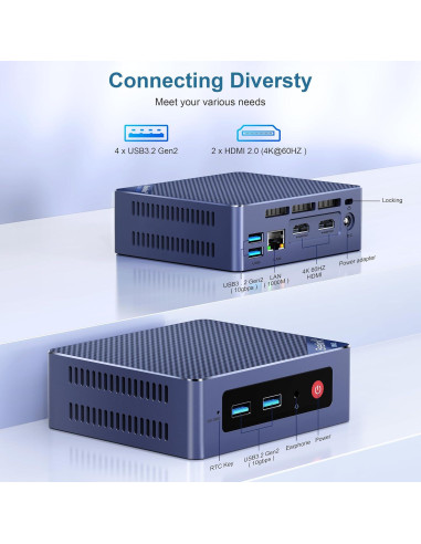 Beelink Mini PC S12 Pro Intel N100 16GB 500GB 4K HDMI
