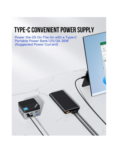 Mini PC GMKtec Nucbox G5 Intel N97 12GB 256GB 4K