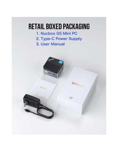 Mini PC GMKtec Nucbox G5 Intel N97 12GB 256GB 4K