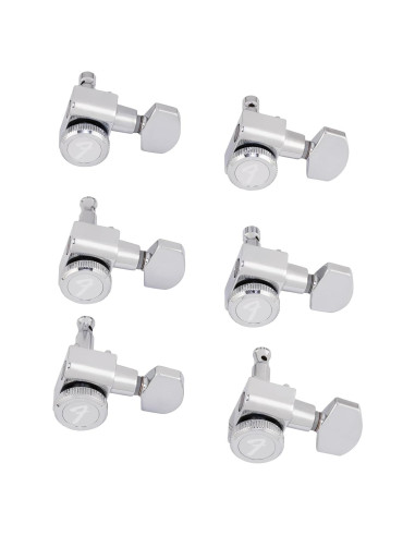 Clavijas de bloqueo Fender para guitarra Stratocaster, cromo