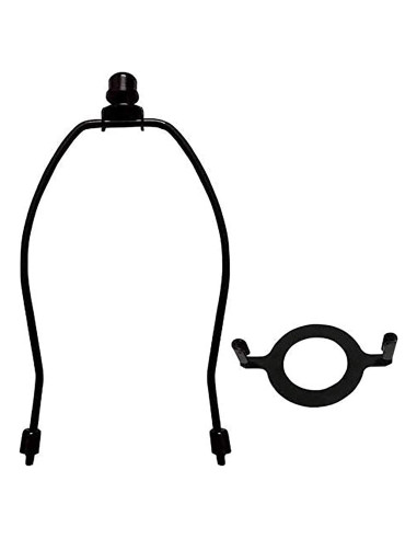 Soporte de Lámpara RddenIy E26 17.78 cm Negro Metal