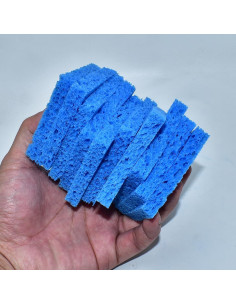 10 Esponjas de Soldador BCQLI 60mm x 60mm x 10mm Azul 2