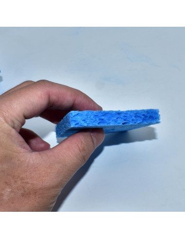 10 Esponjas de Soldador BCQLI 60mm x 60mm x 10mm Azul