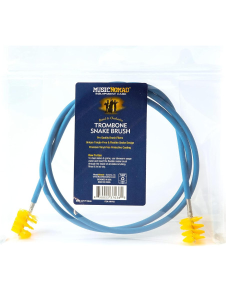 Cepillo de limpieza para trombón MusicNomad MN762 112 cm