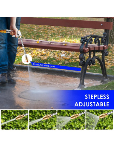 Boquilla de Manguera Ustope GN-02 Metal 2 Puertos 29x13cm