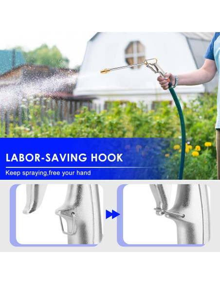 Boquilla de Manguera Ustope GN-02 Metal 2 Puertos 29x13cm Boquilla de Manguera Ustope GN-02 Metal 2 Puertos 29x13cm