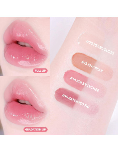 COLORGRAM Tinte de Labios 14 Lychee Sulky Brillo Hidratante