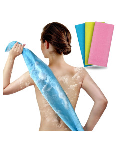 Paño Exfoliante ARCH&M para Cuerpo 3 Piezas 90x30 cm