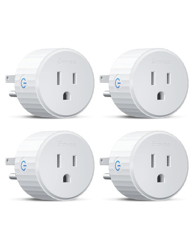 Enchufe Inteligente Govee B5081 WiFi Control por Voz 4 Pzas