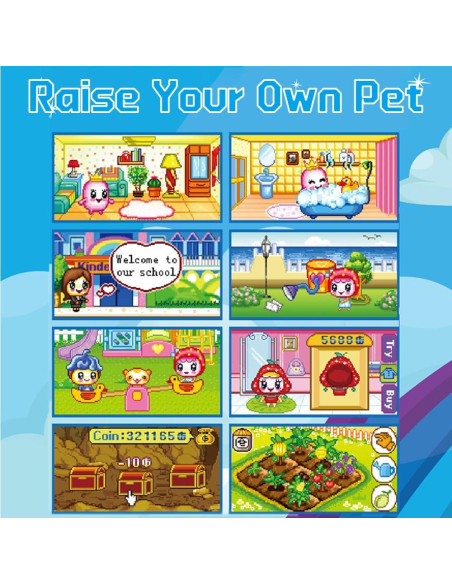 Juguete Interactivo FINGEREVO Mascota Electrónica Rosa