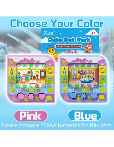 Juguete Interactivo FINGEREVO Mascota Electrónica Rosa