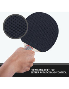 Set de Palas de Ping Pong WIn SPORTS con 6 Pelotas 2