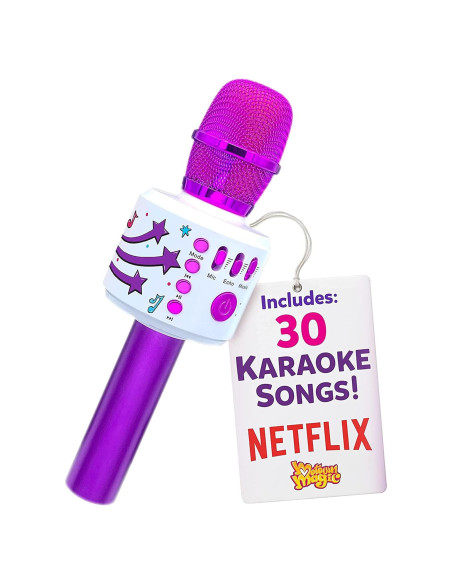 Micrófono de Karaoke Move2Play MO104 con Bluetooth y 30 Canciones