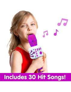 Micrófono de Karaoke Move2Play MO104 con Bluetooth y 30 Canciones 2