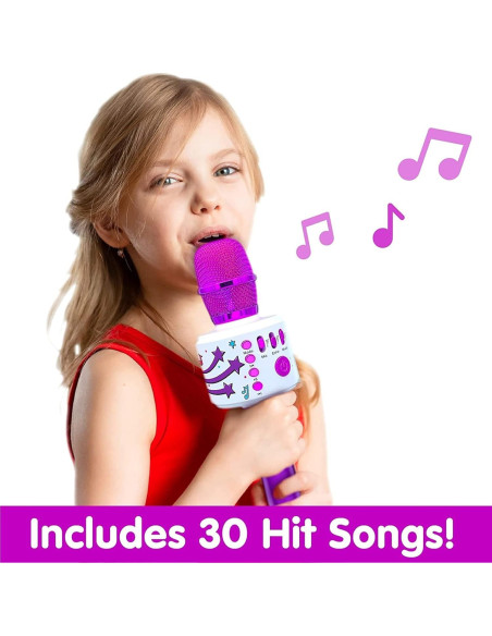 Micrófono de Karaoke Move2Play MO104 con Bluetooth y 30 Canciones