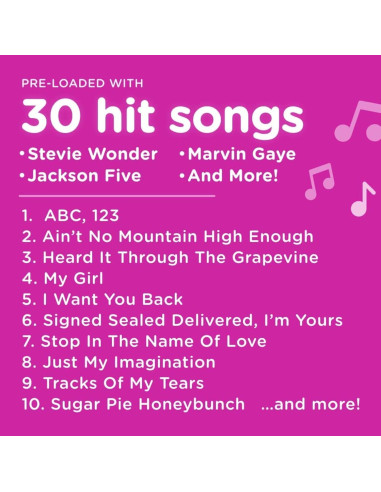 Micrófono de Karaoke Move2Play MO104 con Bluetooth y 30 Canciones