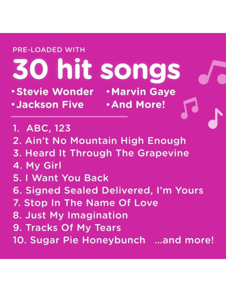 Micrófono de Karaoke Move2Play MO104 con Bluetooth y 30 Canciones