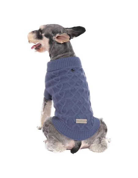 Suéter Cálido para Perros Pequeños MengMengDa Azul S Suéter Cálido para Perros Pequeños MengMengDa Azul S