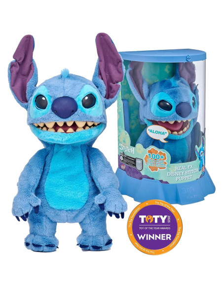 Puppetronic RealFX Stitch Wow! Stuff 45 cm Interactivo